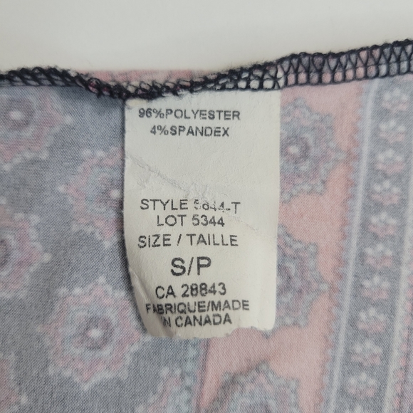 Eclipse 1/3 zip tank top - size small - Picture 5 of 6